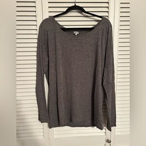 Kismet Charcoal Long Sleeve Women's Top